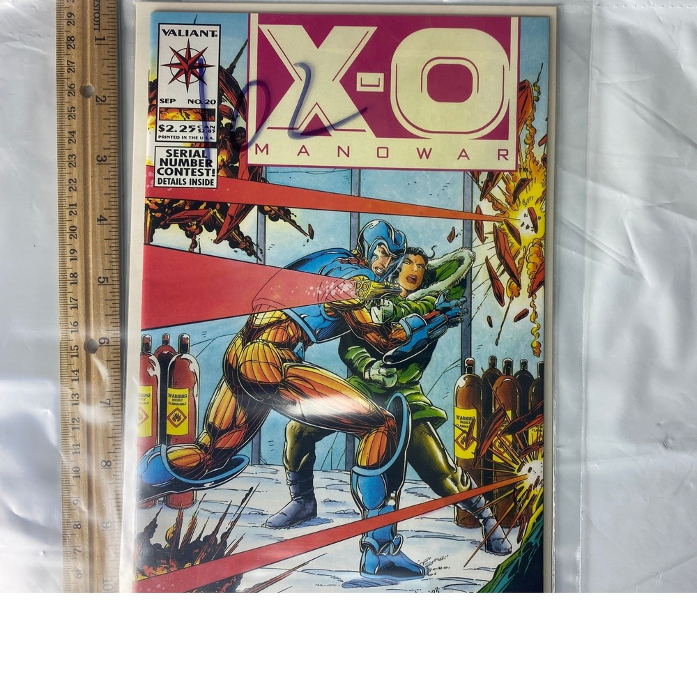 X-O Manowar 20 Valiant‎ Comics September 1993 Serial Number Contest Details